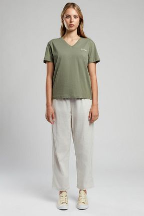 شلوار سفید زنانه بافتنی Lee Cooper - کد 923083189
