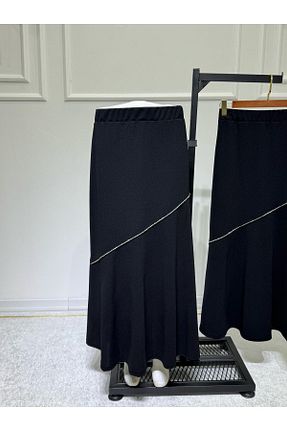 دامن حجاب مشکی زنانه رگولار ModaMinar - کد 923069806