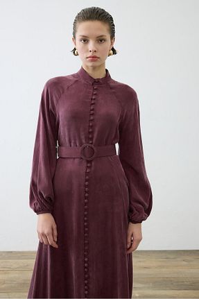 لباس زرشکی زنانه تریکو TERZİ DÜKKANI - کد 829242338