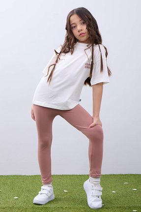 ست بالاتنه و پائین تنه صورتی بچه گانه بافتنی Perendi - کد 924039266