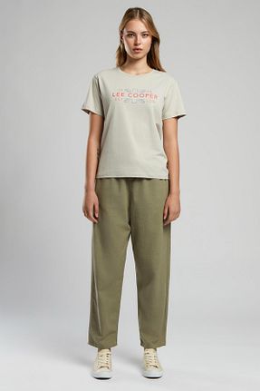 شلوار خاکی زنانه بافتنی Lee Cooper - کد 923083185