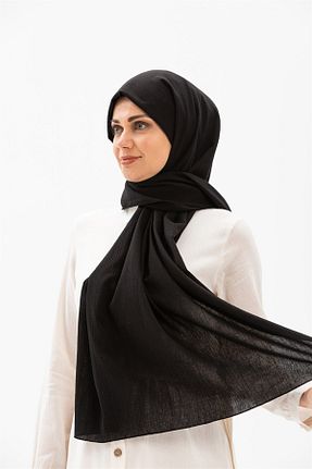 شال مشکی زنانه پنبه ای Eliş Şile Bezi - کد 314404490