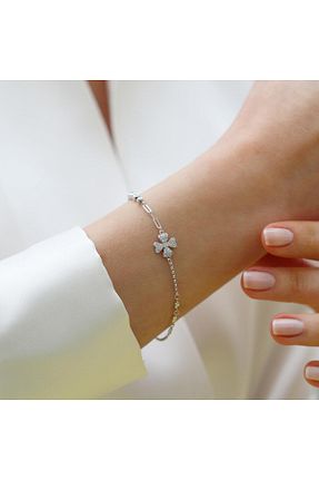 دستبند نقره زنانه 925 عیار Necati Gün - کد 923067367