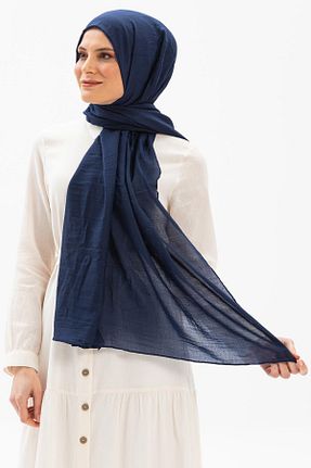 شال سرمه ای زنانه ابریشم Eliş Şile Bezi - کد 314404250
