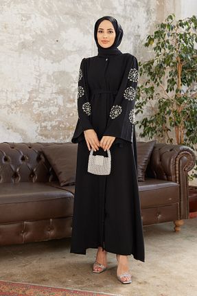 کلاه و ابایا مشکی زنانه پنبه ای VAVİNOR - کد 752387444