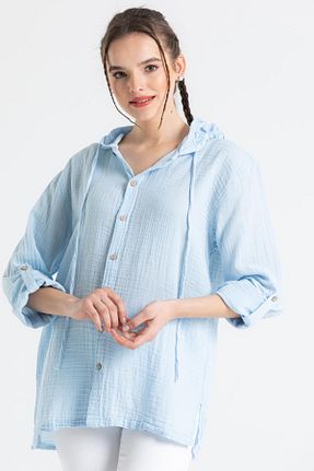 سوئیشرت آبی مردانه ساده Eliş Şile Bezi - کد 672683316