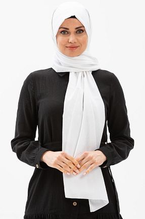شال سفید زنانه پنبه ای Eliş Şile Bezi - کد 314404585