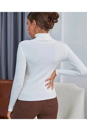 بلوز سفید زنانه ساده KonforA - کد 923062027