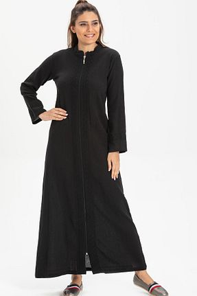 کلاه و ابایا مشکی زنانه پنبه ای Eliş Şile Bezi - کد 92945873