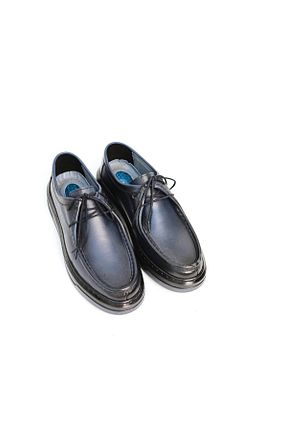 کفش کژوال سرمه ای مردانه چرم خالص Greyybull Shoes - کد 923216884