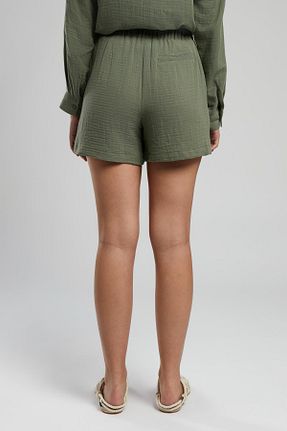 شلوارک و برمودا خاکی زنانه بافتنی Lee Cooper - کد 923087326