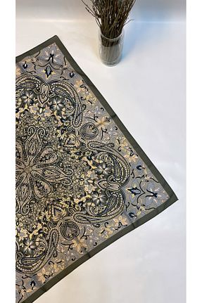 روسری خاکی 90 x 90 Onur - کد 923260468