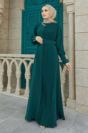 لباس حجاب سبز زنانه رگولار VAVİNOR - کد 637977250