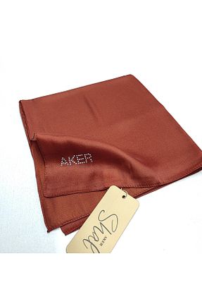 روسری نارنجی پلی استر Aker - کد 923092095