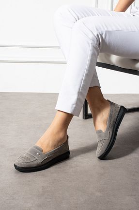 بابت طوسی زنانه چرم مصنوعی HKM shoes - کد 923099132