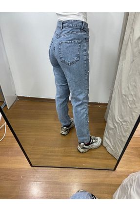 شلوار جین آبی زنانه پاچه ساده FASİON - کد 923248328