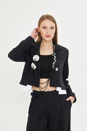 گردنبند جواهر مشکی زنانه LAMANTE - کد 923225028