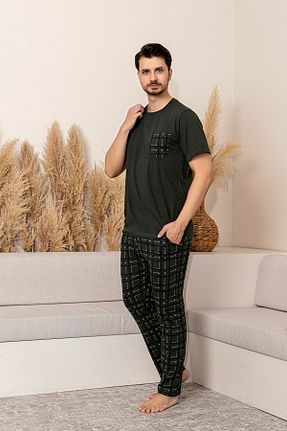 ست لباس راحتی خاکی مردانه ساده Nisanca - کد 727777540