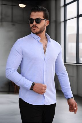 پیراهن متالیک مردانه یقه دکمه دار Valiberta - کد 831849410