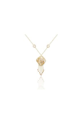 گردنبند طلا زرد زنانه 14 عیار Diamond Line-Gülaylar - کد 2945891