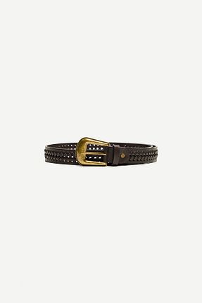 کمربند مشکی مردانه پلی اورتان Bershka - کد 923110665
