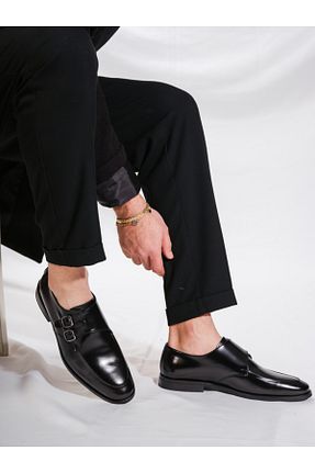 کفش لوفر مشکی مردانه چرم خالص Byterre - کد 847287717