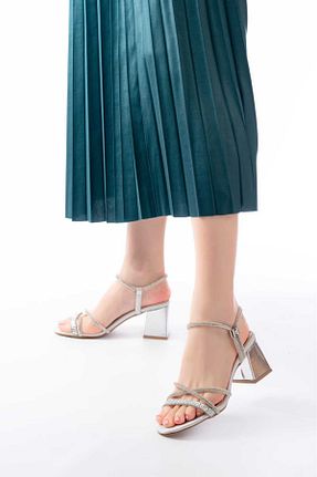 کفش مجلسی طوسی زنانه پارچه ای Armi Shoes - کد 923124633