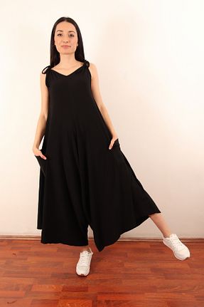 سرهمی مشکی زنانه بند دار OLEA MODA - کد 923265276