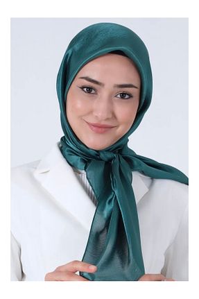 روسری سبز شیفون Ebruli - کد 923226425