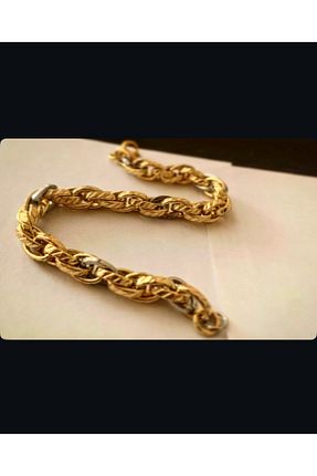 دستبند نقره زرد زنانه 925 عیار Cengiz Silver - کد 897476964