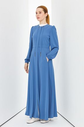 کلاه و ابایا آبی زنانه مخلوط پلی استر Günay Karaca - کد 922986394