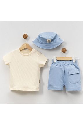 ست نوزادی آبی بچه گانه پنبه ای Bolly Baby - کد 811073281