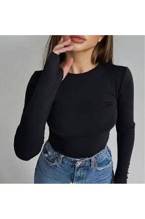بادی مشکی زنانه یقه دوچرخه Body - کد 924439537