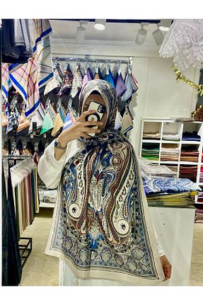 دستمال گردن رنگی زنانه پنبه ای The Message - کد 923171210