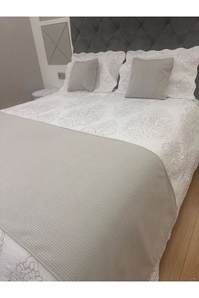 روتختی دونفره بژ مخمل Becenhouse - کد 899344534