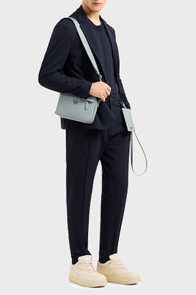 شلوار سرمه ای مردانه مخلوط پلی استر Emporio Armani - کد 924038581