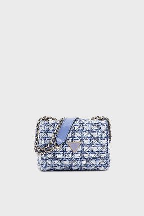 کیف دوشی آبی زنانه Guess - کد 923273936