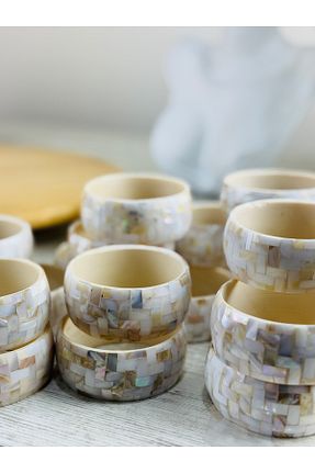 دستبند جواهر بژ زنانه سنگ طبیعی SEDEF TAKI - کد 923275097
