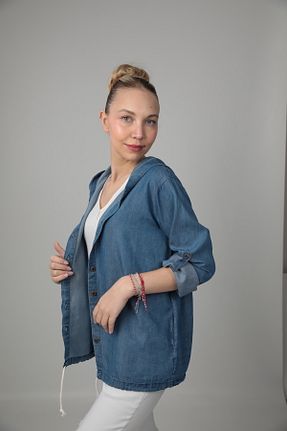 پیراهن آبی زنانه رگولار Cottoncool - کد 924226164