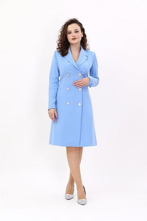 لباس آبی زنانه بافتنی ÖNDER ÖZSOY - کد 923247071
