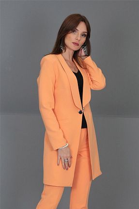 کت نارنجی زنانه Comfort ÖNDER ÖZSOY - کد 378776250