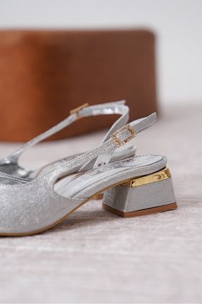 کفش پاشنه بلند کلاسیک زنانه چرم Moda Değirmeni - کد 923281620