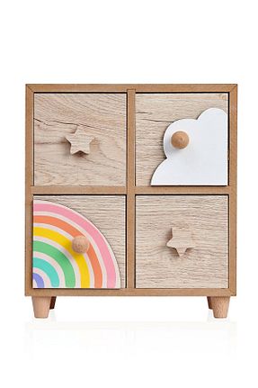 نظم دهنده کمد بژ چوب Eq deco - کد 924126016