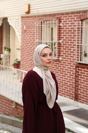 روسری طوسی 90 x 90 Hint İpek - کد 923197826