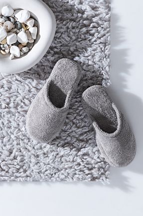 دمپائی خانگی طوسی زنانه پاشنه کوتاه (1 - 4 سانتی متر) Yataş - کد 923255603