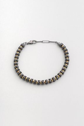 دستبند نقره متالیک مردانه 925 عیار So Chic - کد 860843927