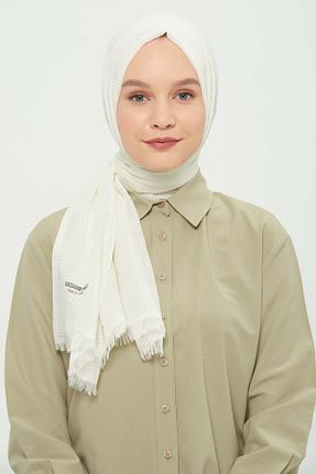 شال بژ زنانه Kesik Elyaf Madame Polo - کد 923262899