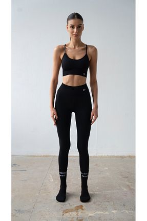 ساق شلواری اسپرت مشکی زنانه بلند Flamefit Wear - کد 924117215