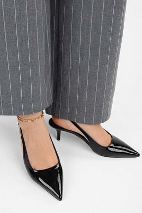 کفش استایلیتو مشکی پاشنه نازک Shoeberry - کد 923277516