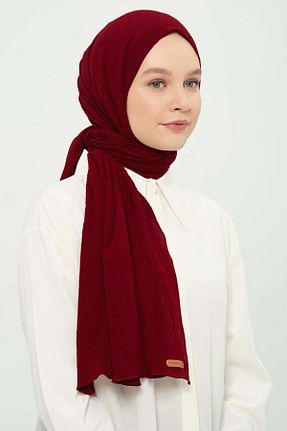 شال زرشکی زنانه جاز Madame Polo - کد 923270525